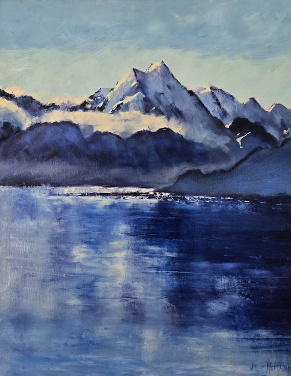 Jane McIntosh | A Shade of Blue | Mt Cook | McAtamney Gallery and Design Store | Geraldine NZ